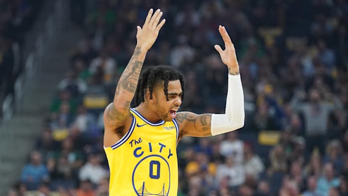 D'Angelo Russell will out be out at least two weeks with a right thumb sprain.